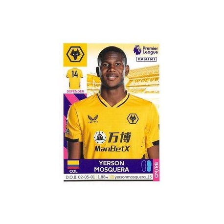 Yerson Mosquera Wolverhampton Wanderers 614