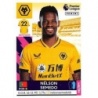 Venta Cromo de Nélson Semedo Wolverhampton Wanderers Panini Premier League 2022