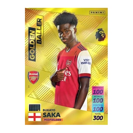 Bukayo Saka Arsenal Golden Baller 1