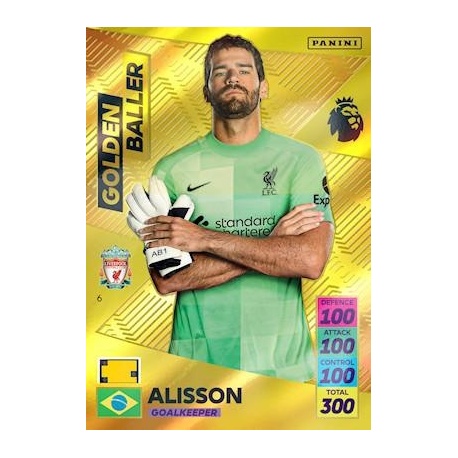 Alisson Liverpool Golden Baller 6