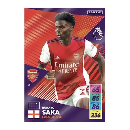 Bukayo Saka Arsenal 16