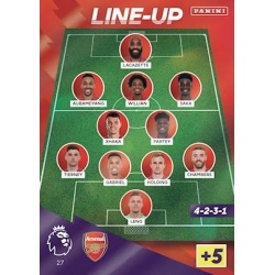 Line-Up Arsenal 27