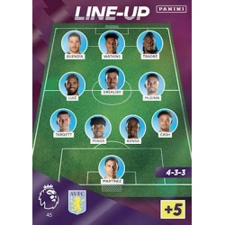 Line-Up Aston Villa 45
