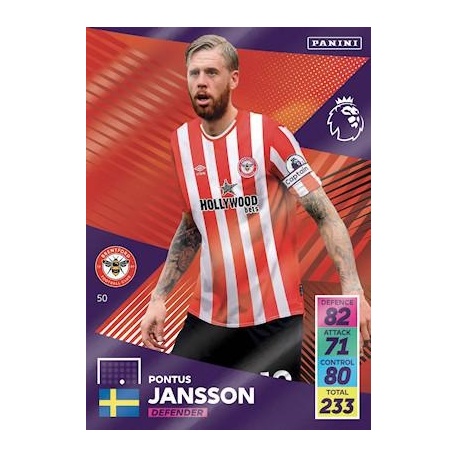 Pontus Jansson Brentford 50