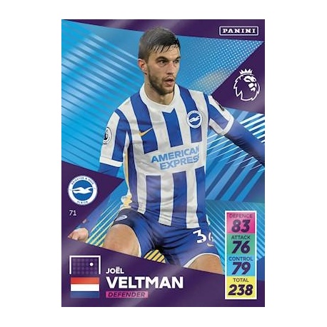Joël Veltman Brighton & Hove Albion 71