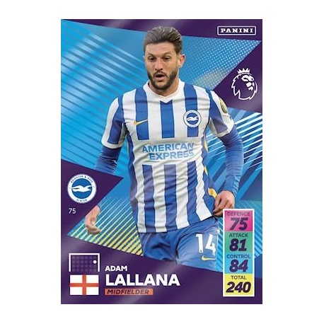 Adam Lallana Brighton & Hove Albion 75