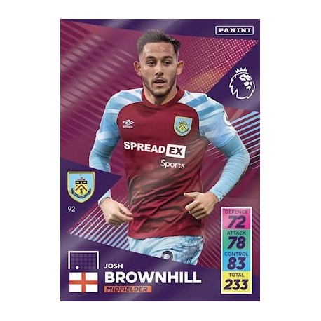 Josh Brownhill Burnley 92