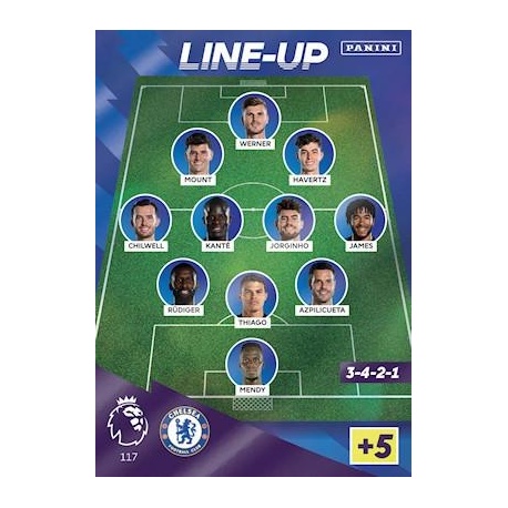 Line-Up Chelsea 117