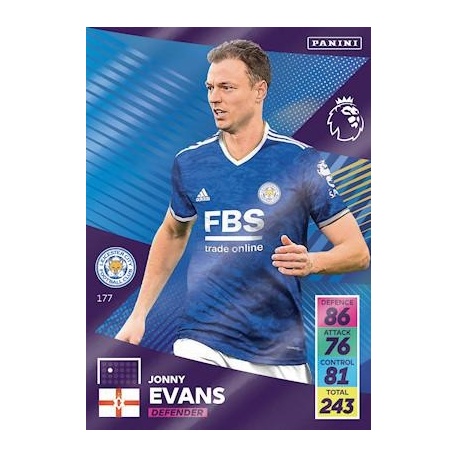 Jonny Evans Leicester City 177