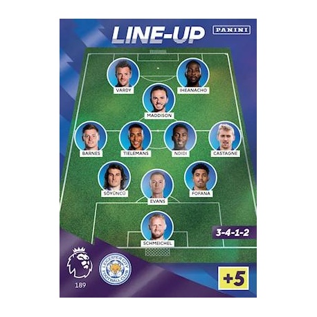Line-Up Leicester City 189