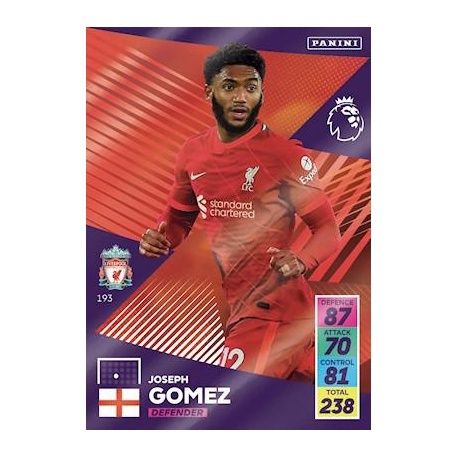 Joseph Gomez Liverpool 193