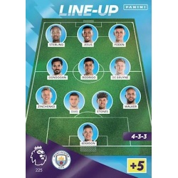 Line-Up Manchester City 225