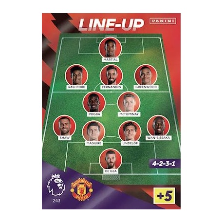 Line-Up Manchester United 243