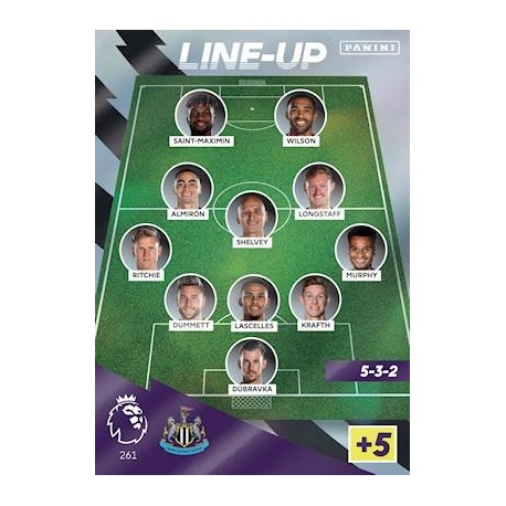 Line-Up Newcastle United 261