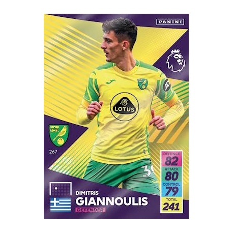 Dimitrios Giannoulis Norwich City 267