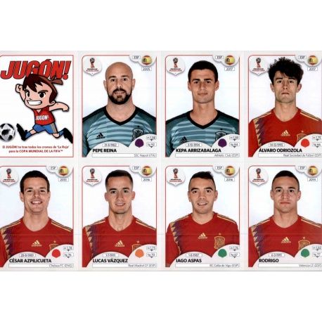 Set Ampliación Selección España Update y Extra Stickers 