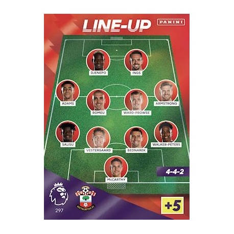 Line-Up Southampton 297