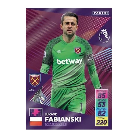 Łukasz Fabiański West Ham United 335