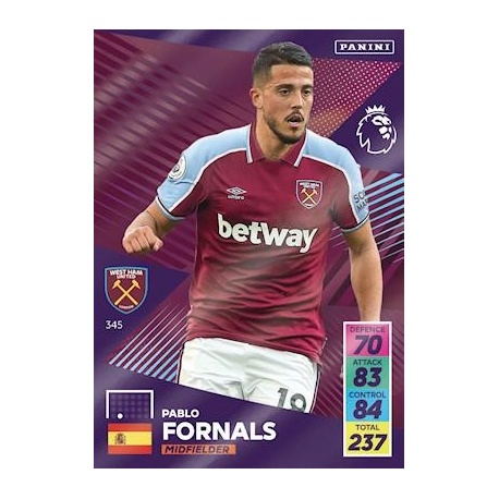 Pablo Fornals West Ham United 345