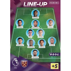 Line-Up West Ham United 351