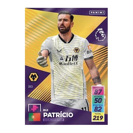 Rui Patrício Wolverhampton Wanderers 353