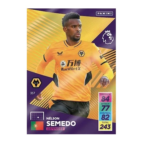 Nélson Semedo Wolverhampton Wanderers 357