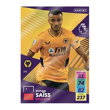 Romain Saïss Wolverhampton Wanderers 358