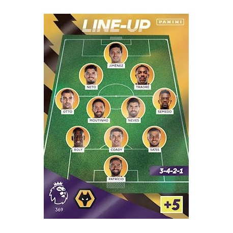 Line-Up Wolverhampton Wanderers 369