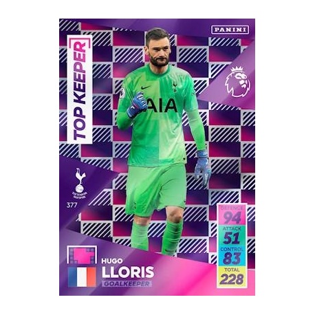 Comprar Cromo Hugo Lloris Top Keeper Panini Adrenalyn XL Premier