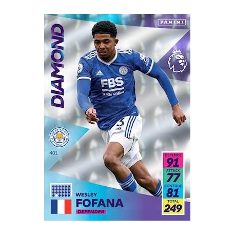 Wesley Fofana Leicester City Diamond 401