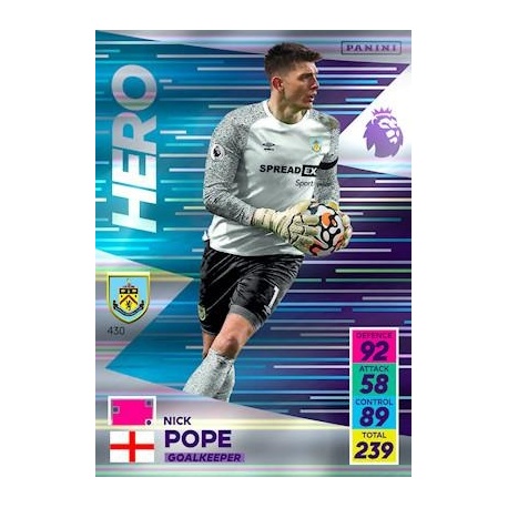 Nick Pope Burnley Hero 430