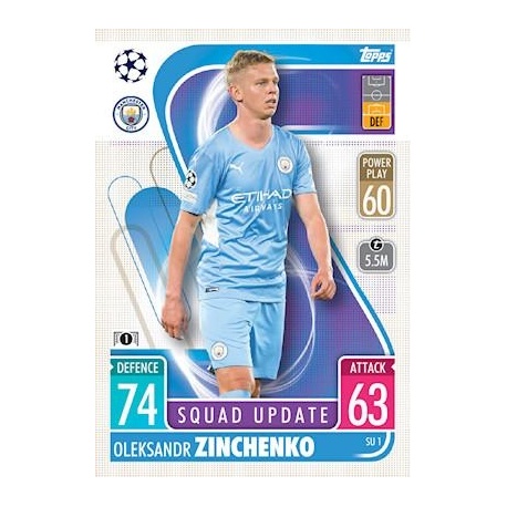 Oleksandr Zinchenko Manchester City Squad Update SU1