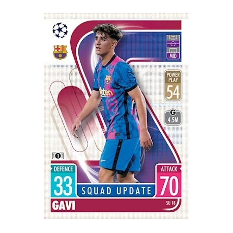 Gavi Barcelona Squad Update SU18