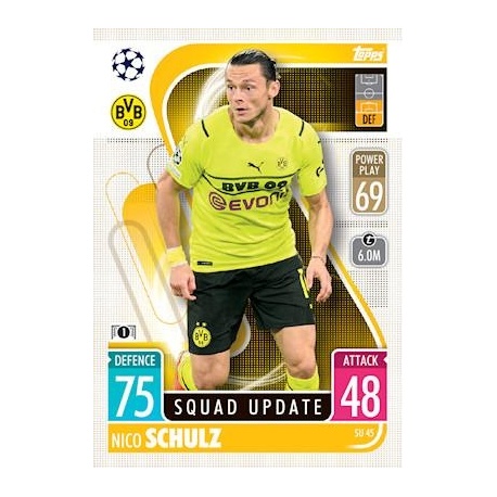 Nico Schulz Borussia Dortmund Squad Update SU45