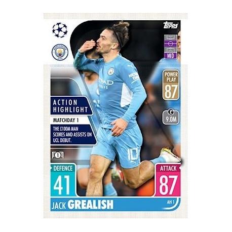 Jack Grealish Manchester City Action Highlight AH1