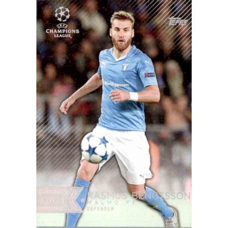 #25 Oscar Lewicki Malmo FF 2016 Topps UEFA Champions Showcase 5X7 GOLD #/10 made 