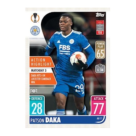 Patson Daka Leicester City Action Highlight AH11