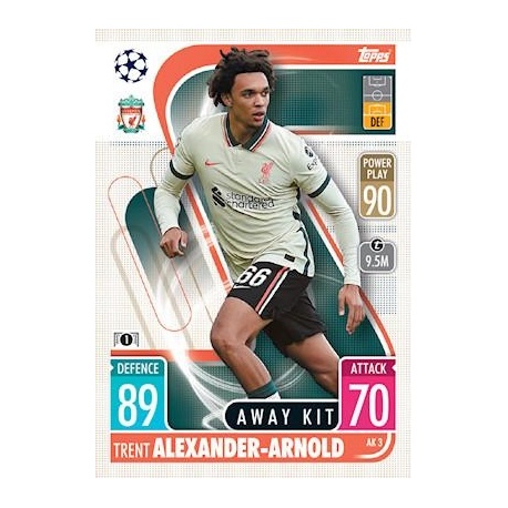 Trent Alexander-Arnold Liverpool Away Kit AK3