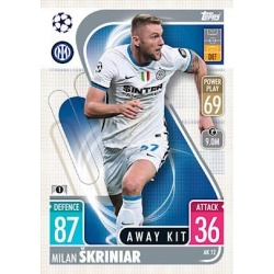 Milan Śkriniar Internazionale Milano Away Kit AK12