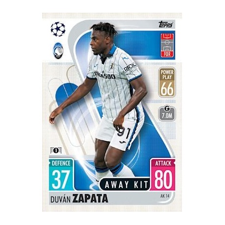 Duván Zapata Atalanta BC Away Kit AK14