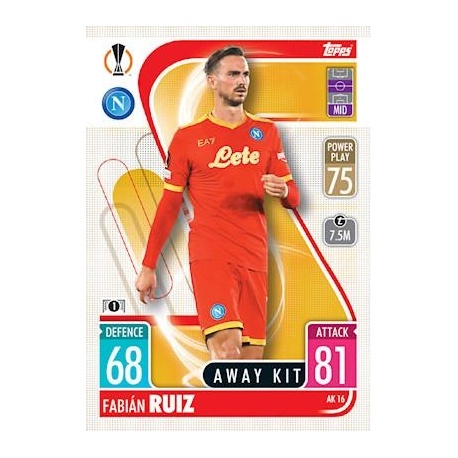 Fabián Ruiz SSC Napoli Away Kit AK16