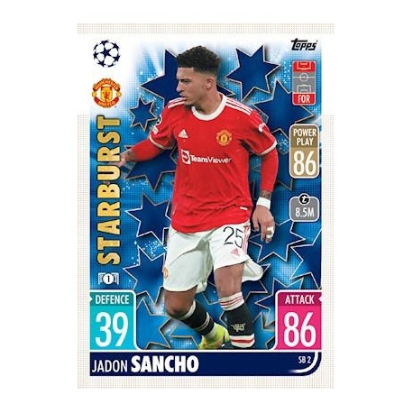 Jadon Sancho Manchester United Starburst SB2