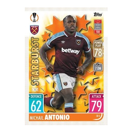 Michail Antonio West Ham United Starburst SB6