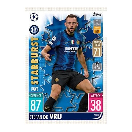 Stefan de Vrij Internazional Milano Starburst SB12
