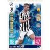 Trading Cards Matthus de Ligt Starburst Match Attax Extra 2021/22