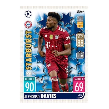 Alphonso Davies Bayern München Starburst SB17