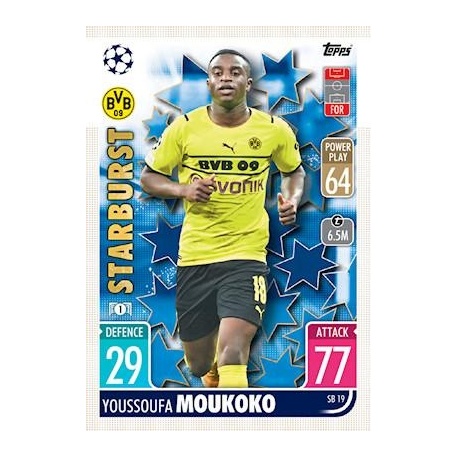 Youssoufa Moukoko Borussia Dortmund Starburst SB19