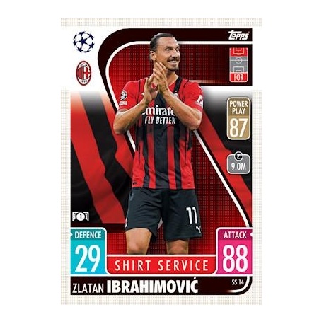 Zlatan Ibrahimović AS Milan Shirt Service SS14