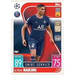 Achraf Makimi Paris Saint-Germain Shirt Service SS20