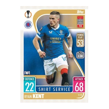 Ryan Kent Rangers Shirt Service SS23
